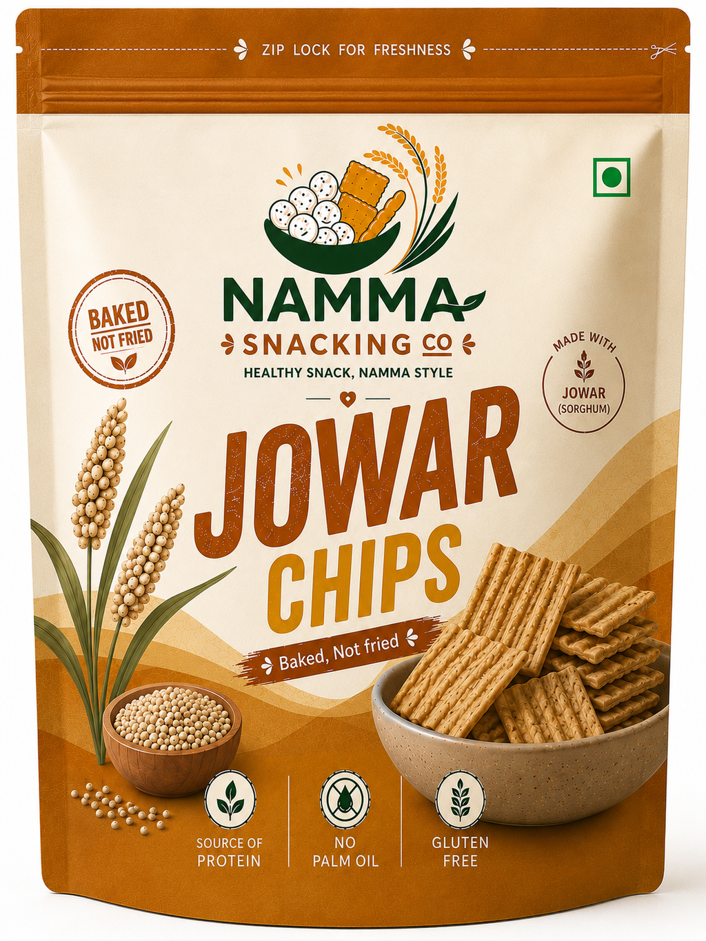 Jowar Baked Chips