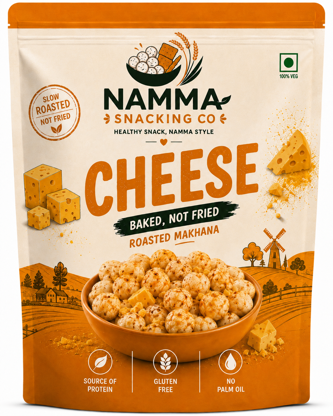 Cheese Roasted Makhana